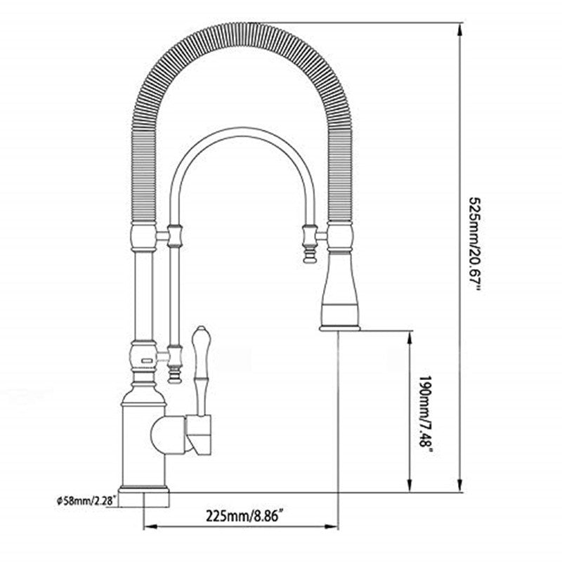 Pull out Kitchen faucet Gold kitchen Gold tap Top Quality Total Brass kitchen faucet vanity water tap faucet sink faucet