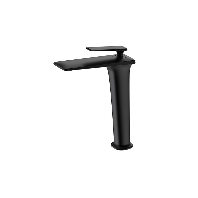 Single Handle Basin High Tap Black White Gold High Basin Faucet Desk Mount with Hot and Cold Basin Mixer