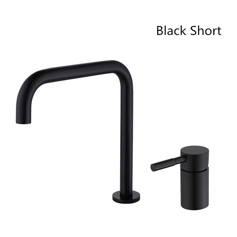 Black Basin faucet Bathroom Faucet two holes bathroom Sink faucet Brushed Gold sink tap rotating widespread basin Tap