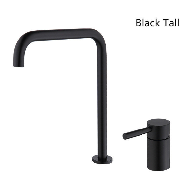 Black Basin faucet Bathroom Faucet two holes bathroom Sink faucet Brushed Gold sink tap rotating widespread basin Tap