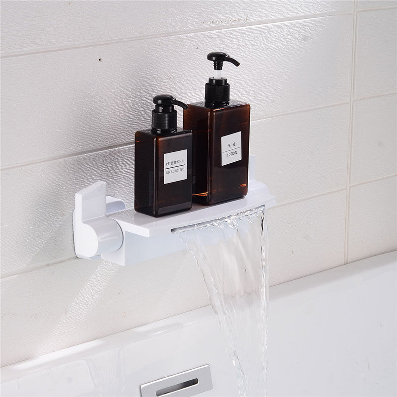 Rose Gold Bathtub Shower Faucet Set Brass Bathtub Faucet Hot & Cold Taps Mixer With Handheld Waterfall Bathtub Tap Black